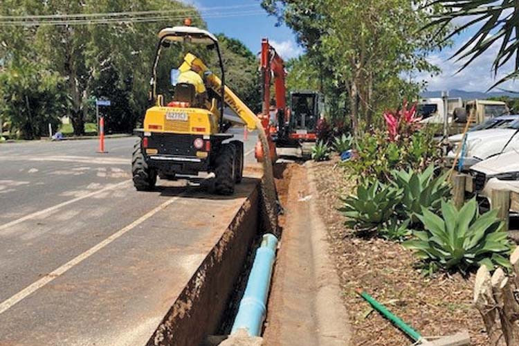 Water main replacement works are ongoing, with council already replacing around 20km in asbestos cement mains to date.