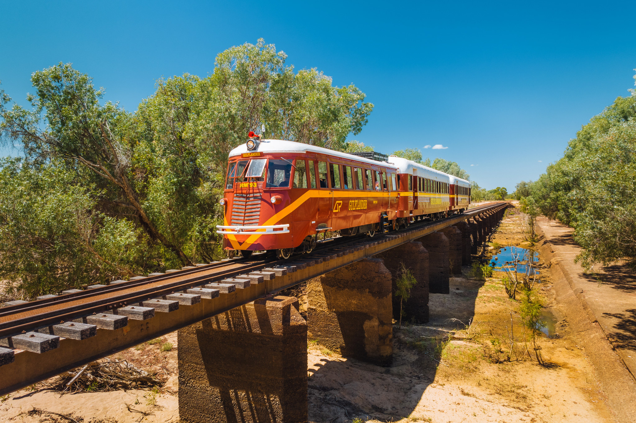 The Gulflander is back and ready to roll again along the scenic line.