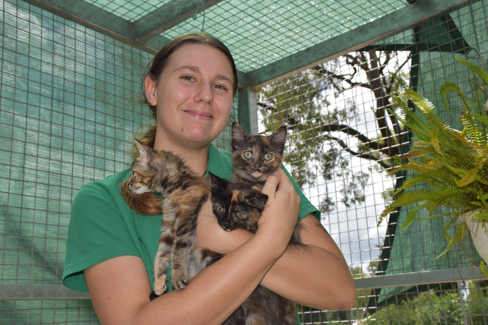 Mareeba Animal Refuge volunteer Felicity Pollard is encouraging people donate and help out at the centre.