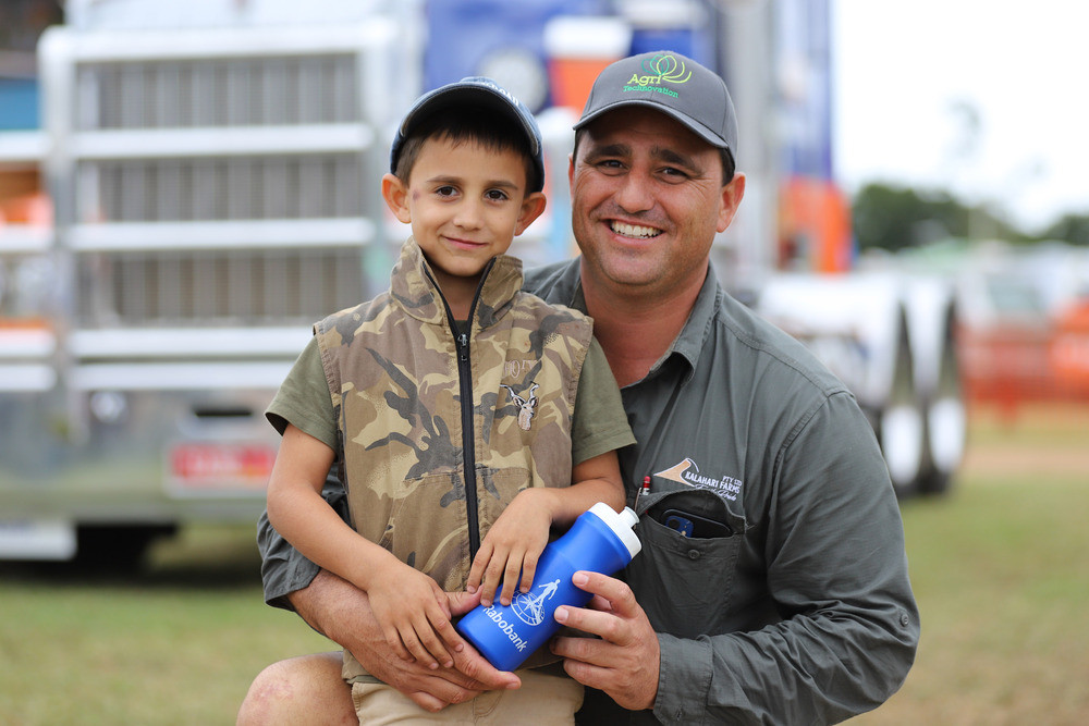 Father and son duo Adam Osborne & Francois Osborne from Mutchilba were one of the many local farming families to attend. IMAGES: Georgina Humphries