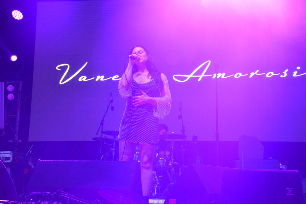 Vanessa Amorosi enthralled the audience during her performance on Saturday night. Photo by Ellie Fink