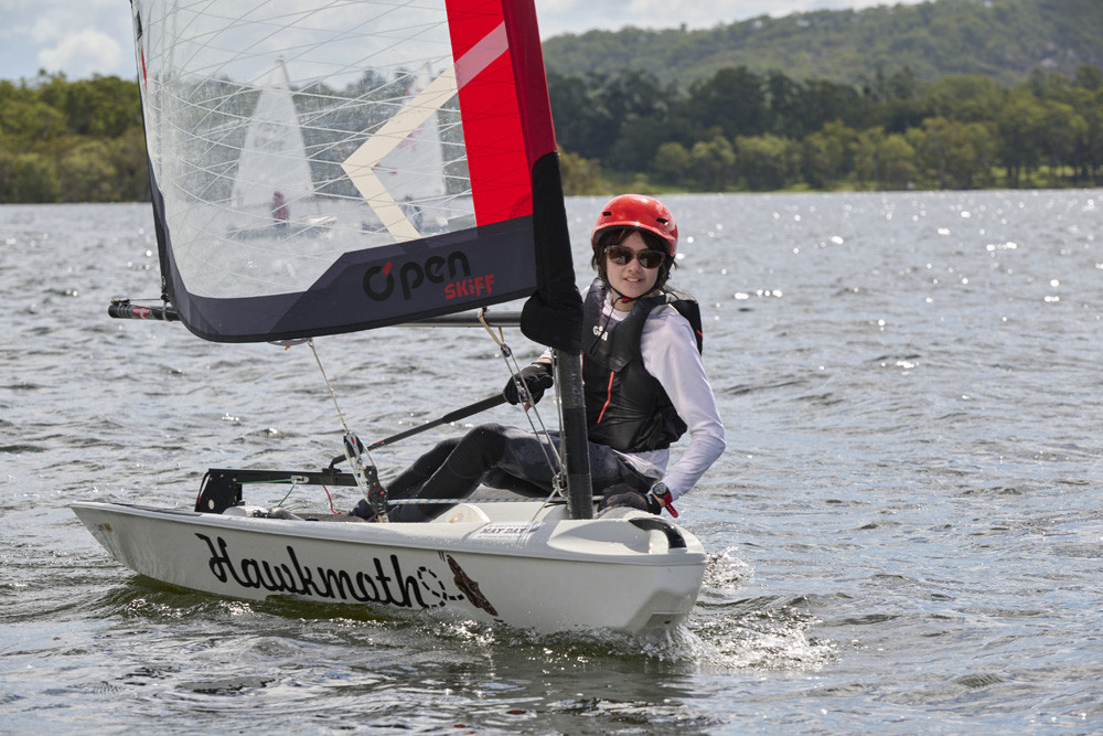 Amelia Tracey from Tinaroo Sailing Club. PHOTOS BY JOHN DE ROOY