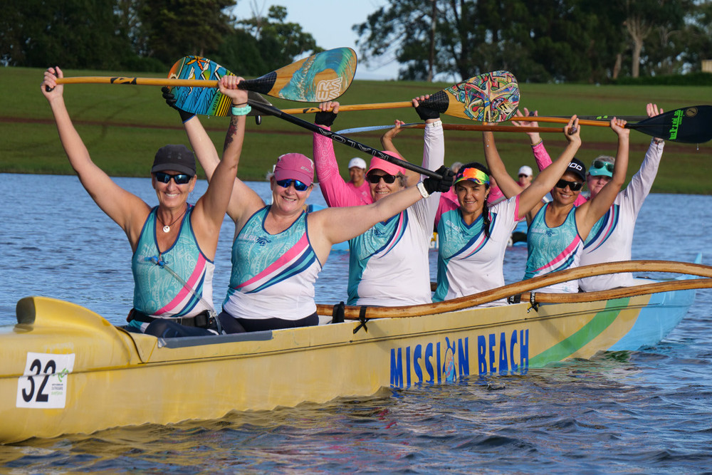 Coral Sea Outrigger Canoe Club paddlers enjoyed the weekend’s regatta