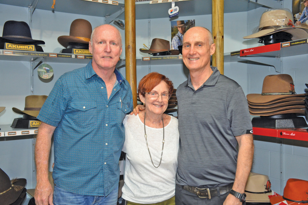 Raymond, Pam and Robert Cater have been providing quality service and giving back to the community for the past 60 years at Claude Cater Mensland, a business started by their father and husband the late Claude Cater.