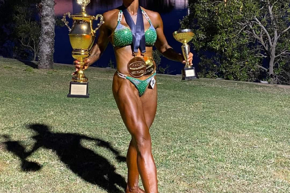 Mareeba’s Annette Price took home not one, but four fi rst place positions at the recent Australian National Bodybuilding competition.