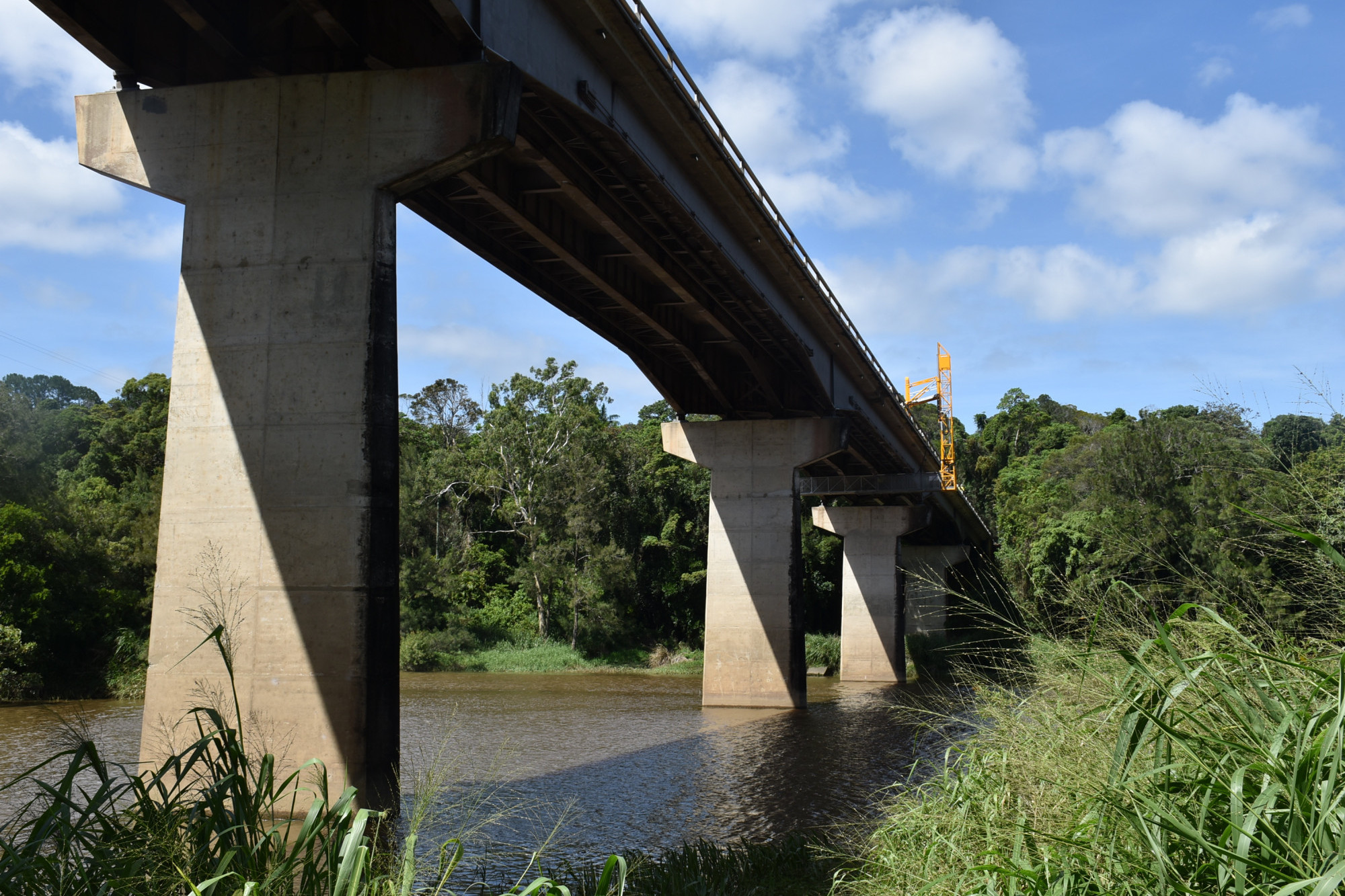 The troubled Barron River Bridge.