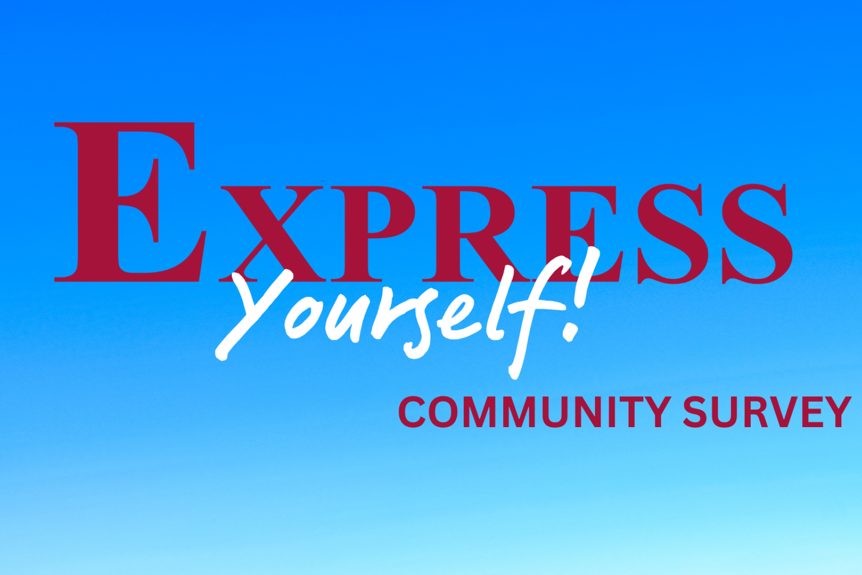 what you said in our Express Yourself Community Survey - feature photo