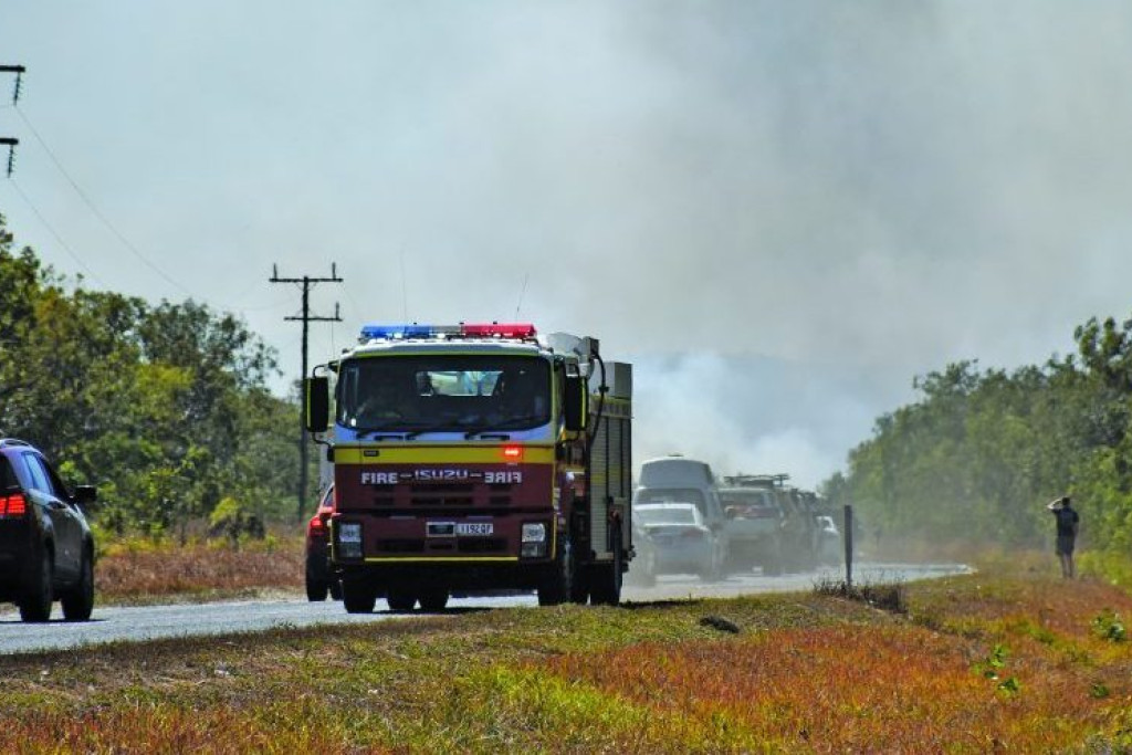 Ravenshoe – bushfire as at 3.30pm Mon 21 Sept - feature photo