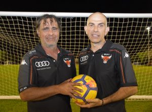 Coach Luch Avolio and Assistant Coach Genio Quintieri.