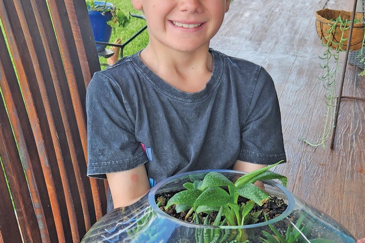 Youngster grows his green thumb - feature photo