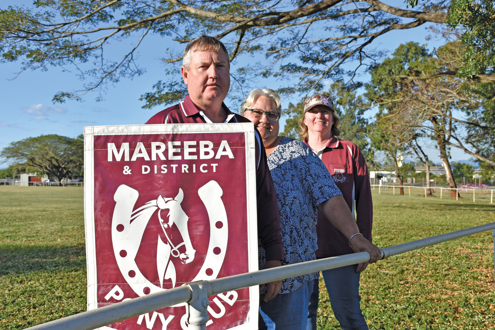 Mareeba District Pony Club president Mark Bowe, secretary Wendy Lehmann and head instructor Lyn Whyte are excited to welcome more horse natured clubs to their grounds.