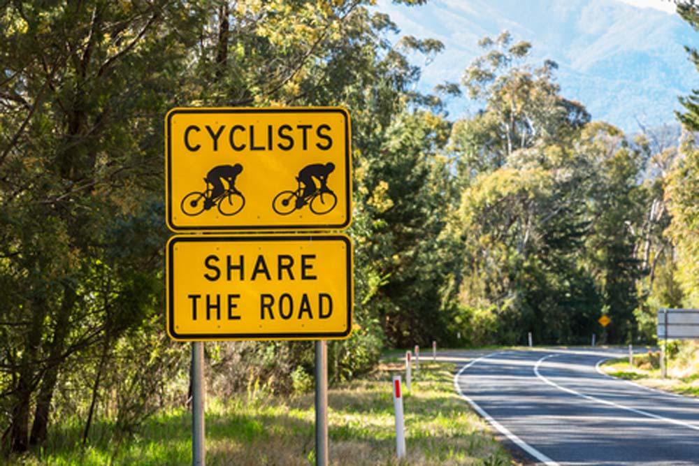 Bike safety on the road - feature photo