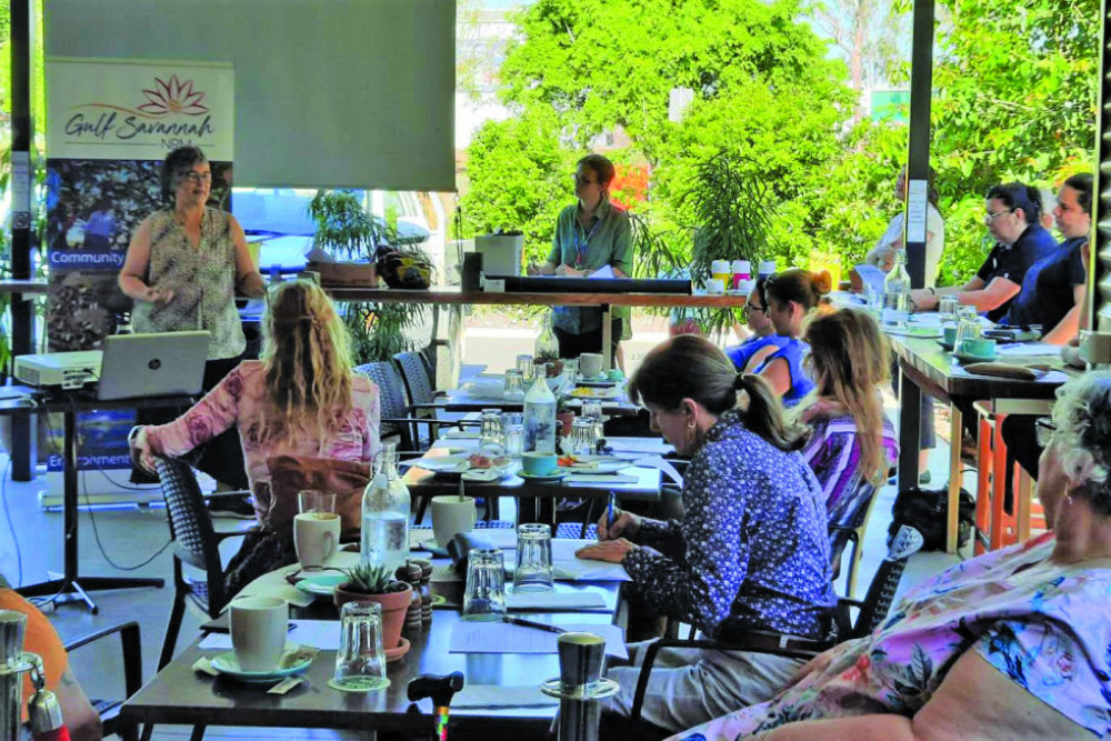 Gulf Savannah hosted two workshops at help locals transition to eco-friendly utensils.