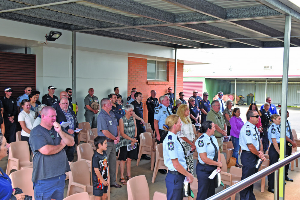 Tablelands Patrol Group held a closed ceremony last Wednesday for National Police Remembrance Day.