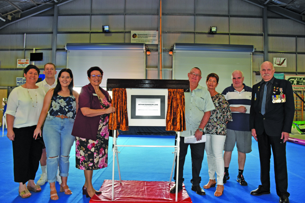 Descendants of Arthur Rudolph Lane attended a special renaming of the Mareeba Gymnastics Centre to the Arthur Rudolph Lane Gymnastics Centre last Friday.