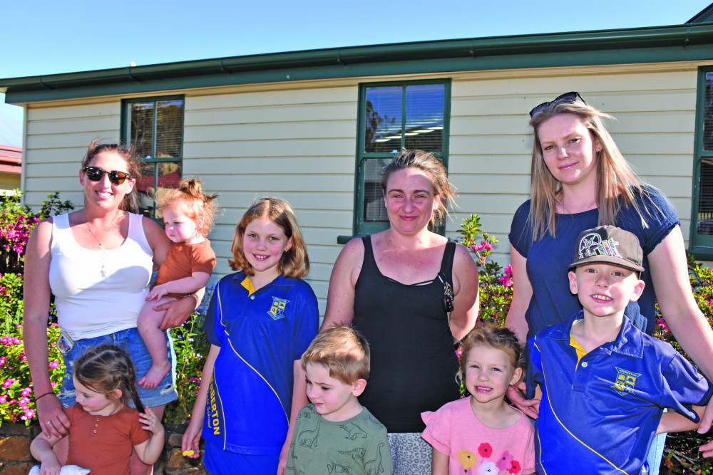 Young mothers Sophie White, Emma Peverill and Megan Wyatt are all concerned about the future of the Herberton Daycare.