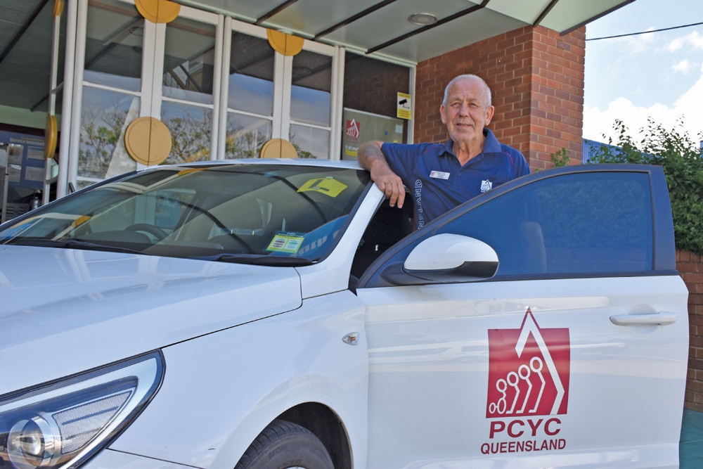 Raymond Turner spends most of his time helping young people get their licences through the PCYC Braking the Cycle program