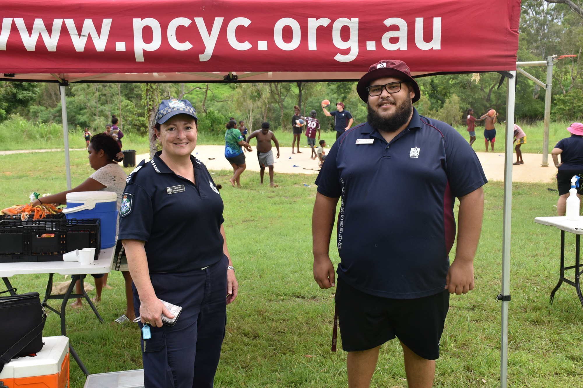 Mary-Anne West and Zach Kulka from the PCYC at The Granite Esplanade are asking for more funding to stay open later.