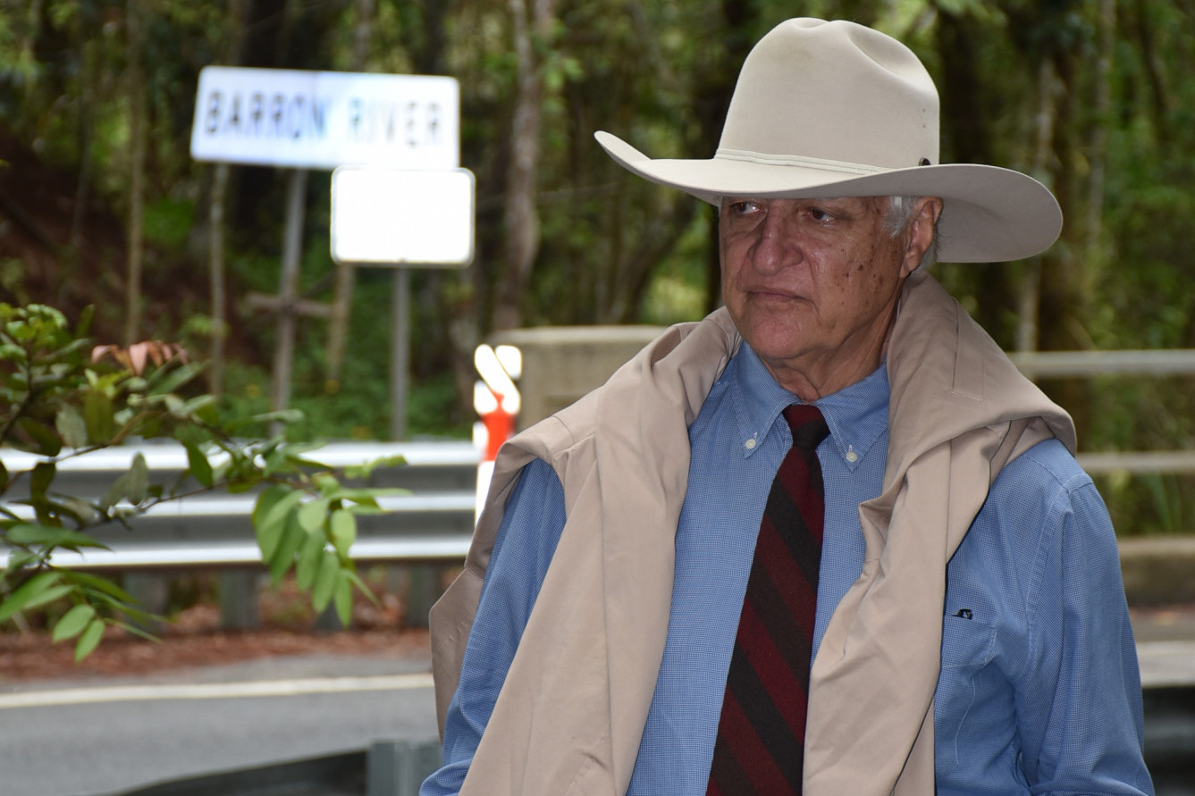 Kennedy MP Bob Katter who has been advocating for a new route between Cairns and the Tablelands.