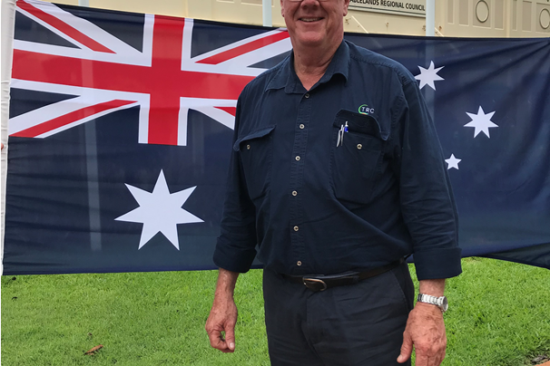 TRC Acting Mayor Kevin Cardew who will be presenting the Australia day awards as well as swearing the Tablelands newest citizens.
