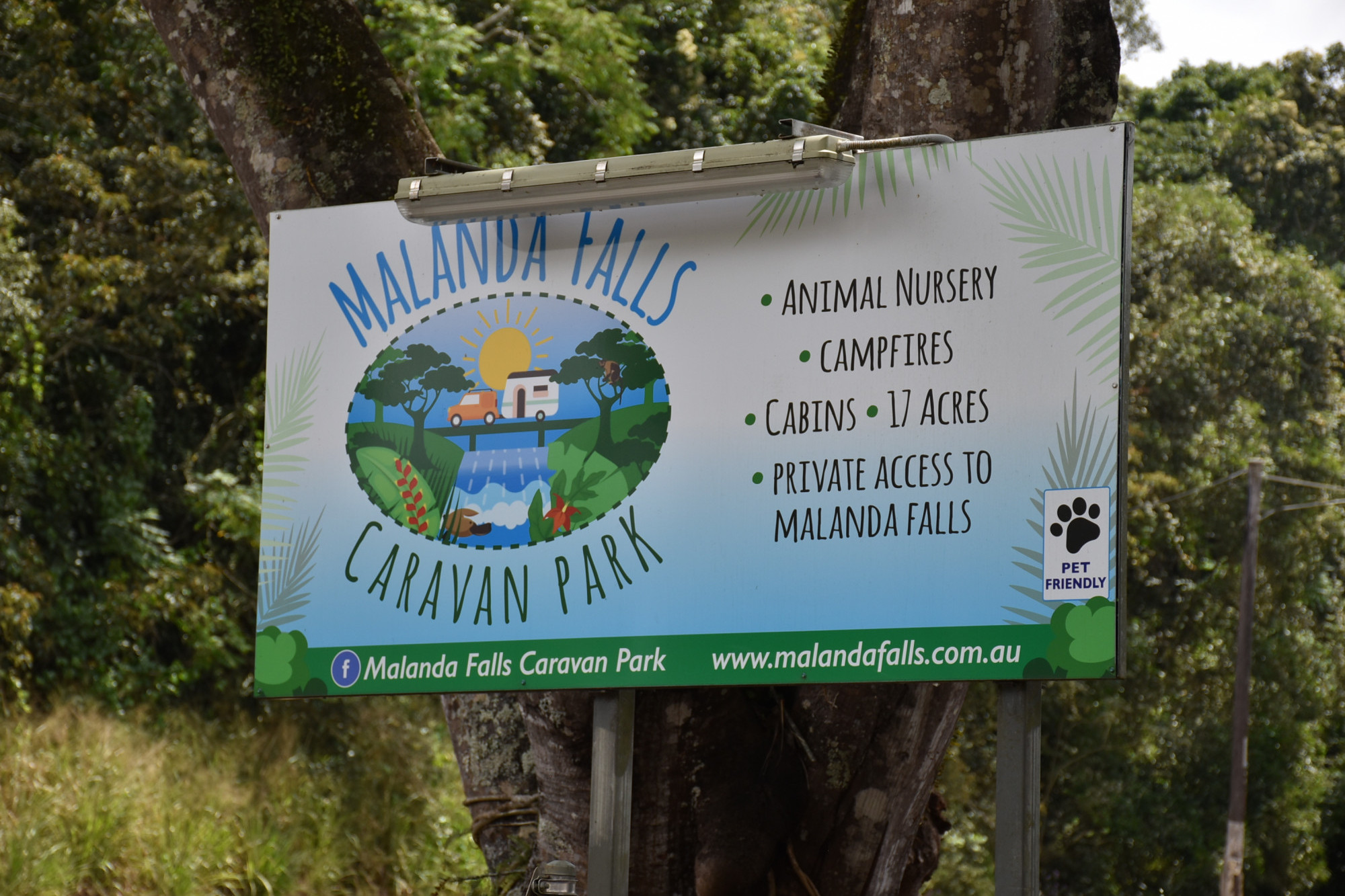 Expressions of interest are being sought to take over the lease of The Malanda Falls Caravan Park