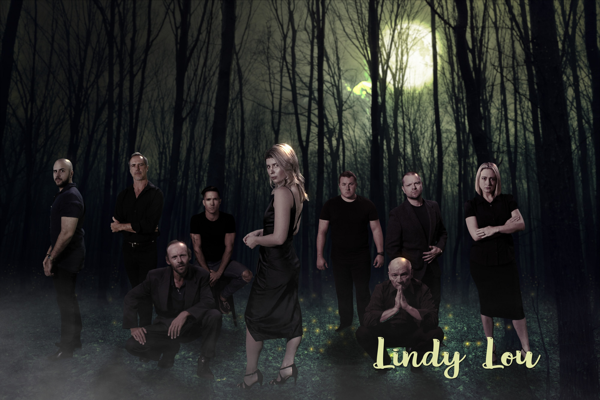 The cast for the new movie “Lindy Lou” which begins filming in Mareeba this week.