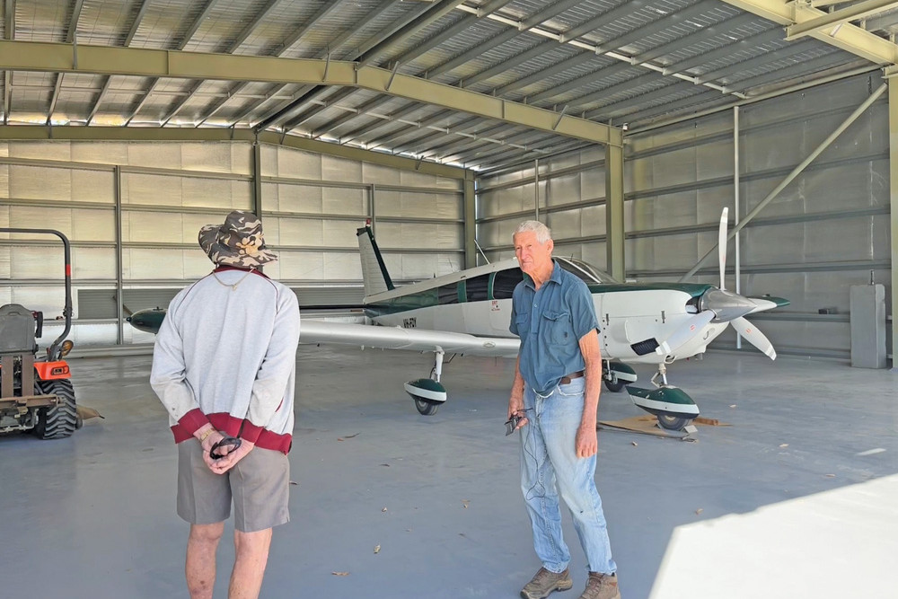 The film features locals, John (left) and Charlie Jennings of Mareeba