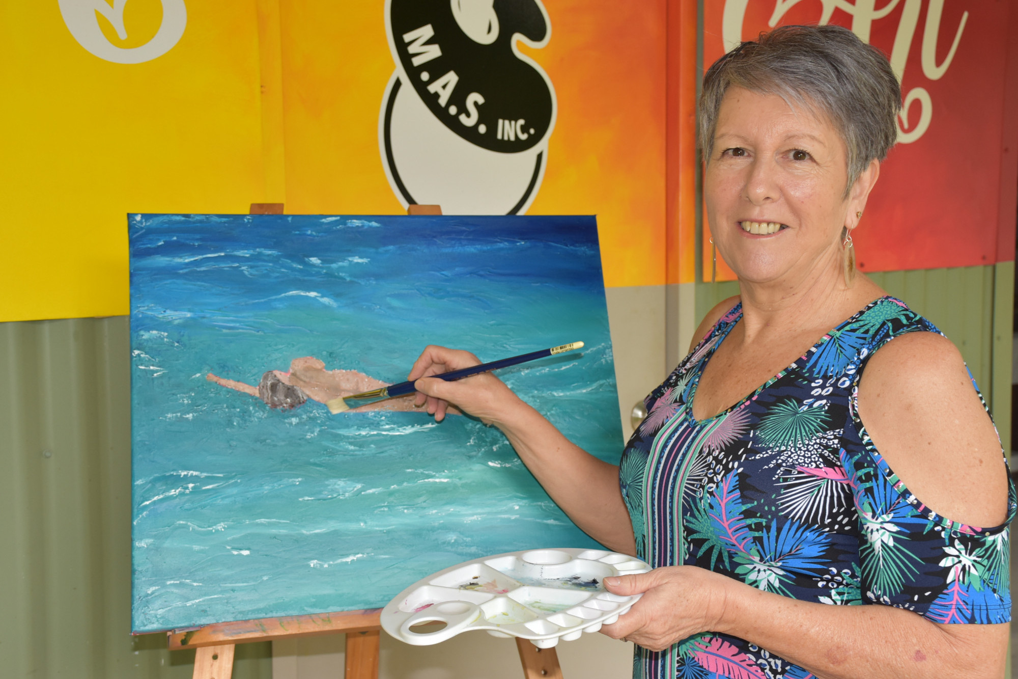 ART: Mareeba Art Society member Jillian Lumley is excited for the upcoming Art on the Barron workshop and the things she will learn over the five days