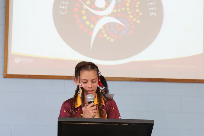 LEADER: Heather Archer has become Atherton State School's first ever indigenous female school captain.