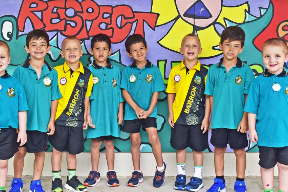 Four sets of twins started at Mareeba Primary School earlier last week.