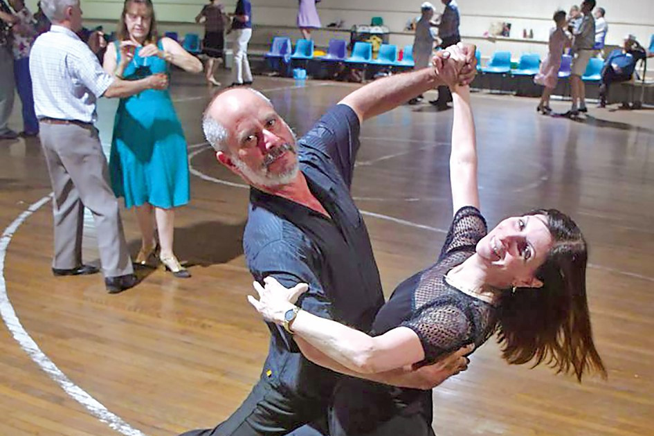 Margaret and Jimmy Falvo, of Mareeb,a have been practising for this weekend’s Australian Dancesport Championships.