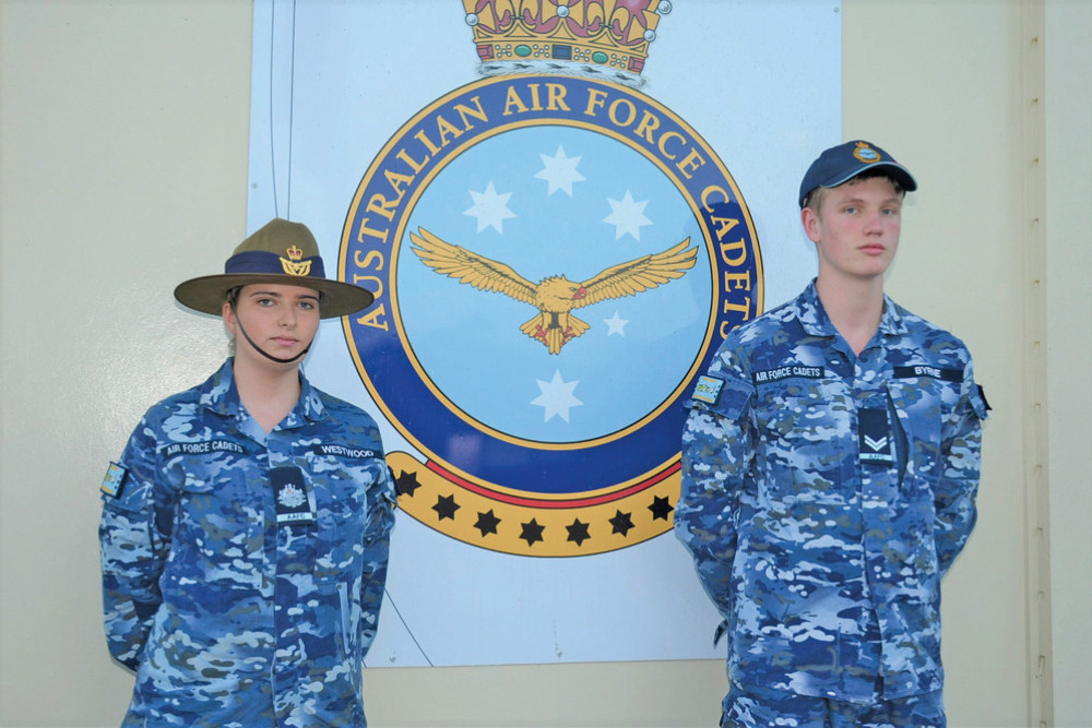 No.106 Squadron Cadet Warrant Officer Sarah Westwood and Corporal Oscar Burns will be flying to Canberra next month to represent North Queensland at the AAFC 80th anniversary.