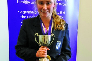 St Stephen’s student Caitlin Wadley has taken out fi rst place in the Queensland Finals for Brain Bee.