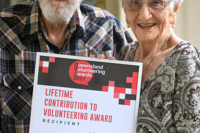 DEDICATION: Jim McMurdo has been recognised for his lifetime of service to the Cancer Council Queensland.
