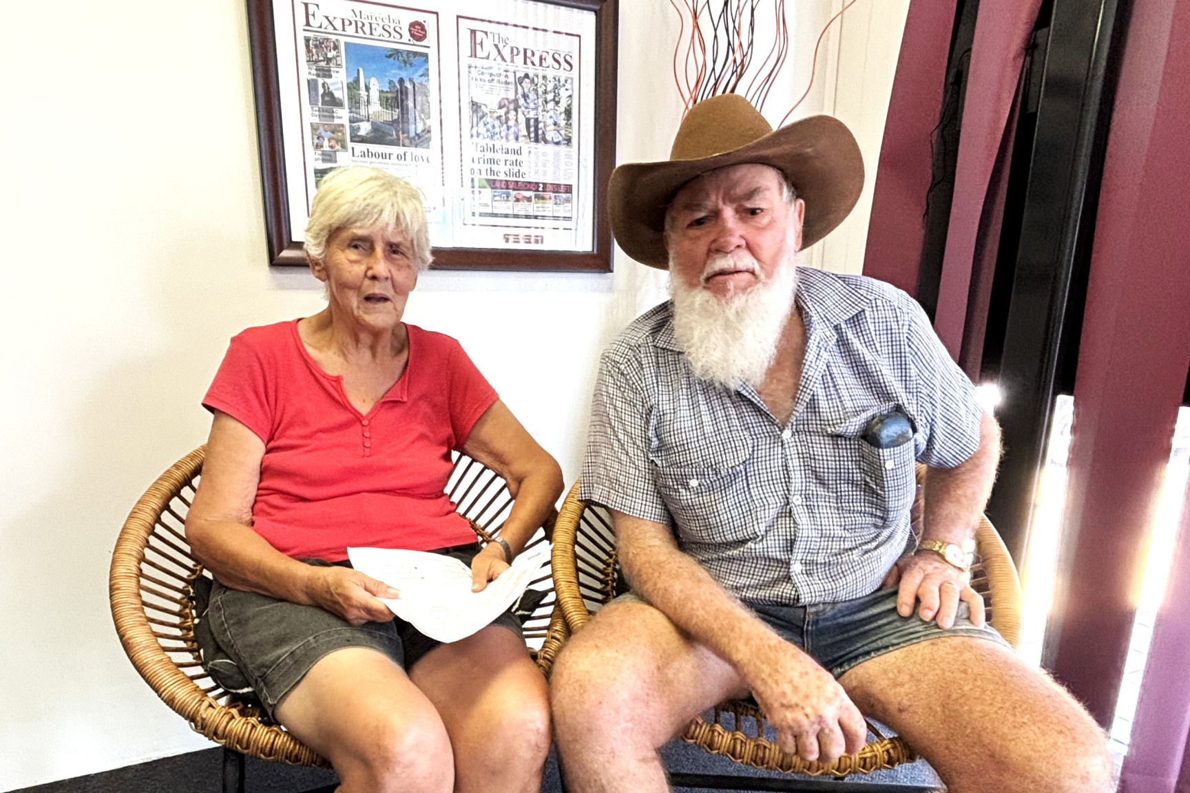 Myles and Rose Gostelow were shocked when they couldn’t pay a bill with cash.