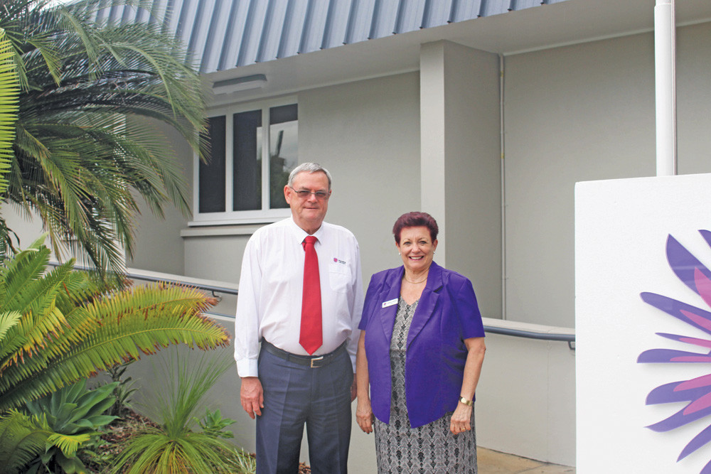 Mareeba Shire Council CEO Peter Franks, pictured with Mayor Angela Toppin, has secured a five-year extension