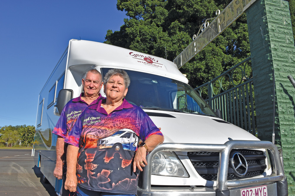 Maureen and Des Lane are excited to welcome nomads from across Australia for this year’s Christmas in July.