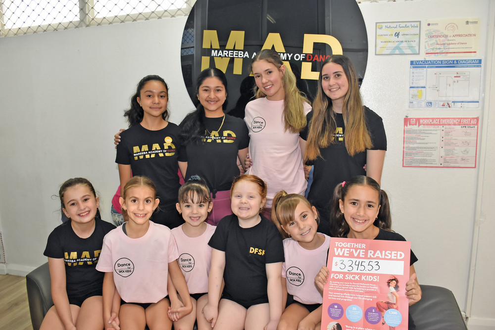 The girls at Mareeba Academy for Dance are clocking up their dancing hours to raise money for the Ronald McDonald Foundation – a cause close to their hearts.