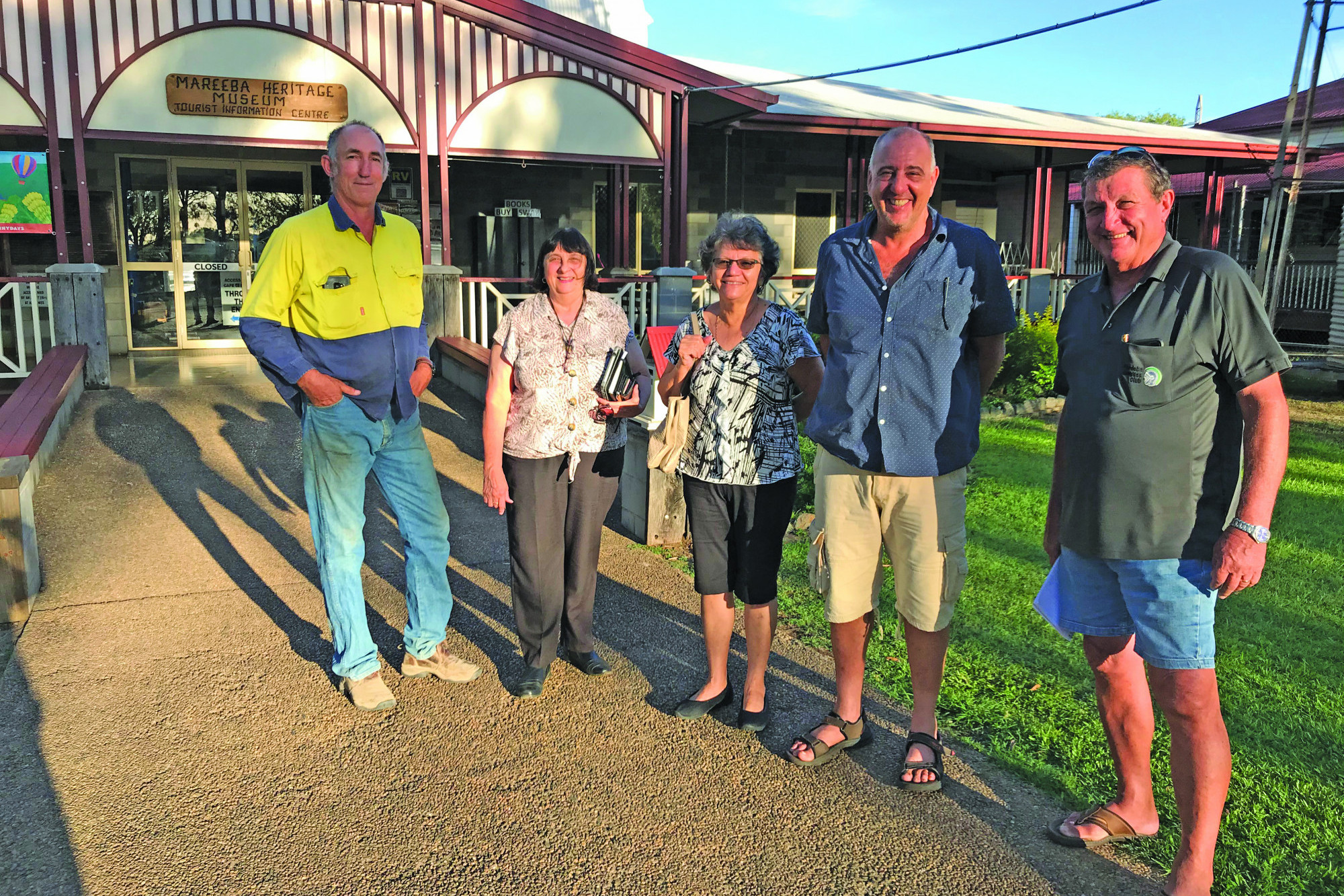 The Save Mareeba Hospital Action Group at a recent meeting at the Mareeba heritage centre where they discussed the lack of dialysis support at the Mareeba Hospital.