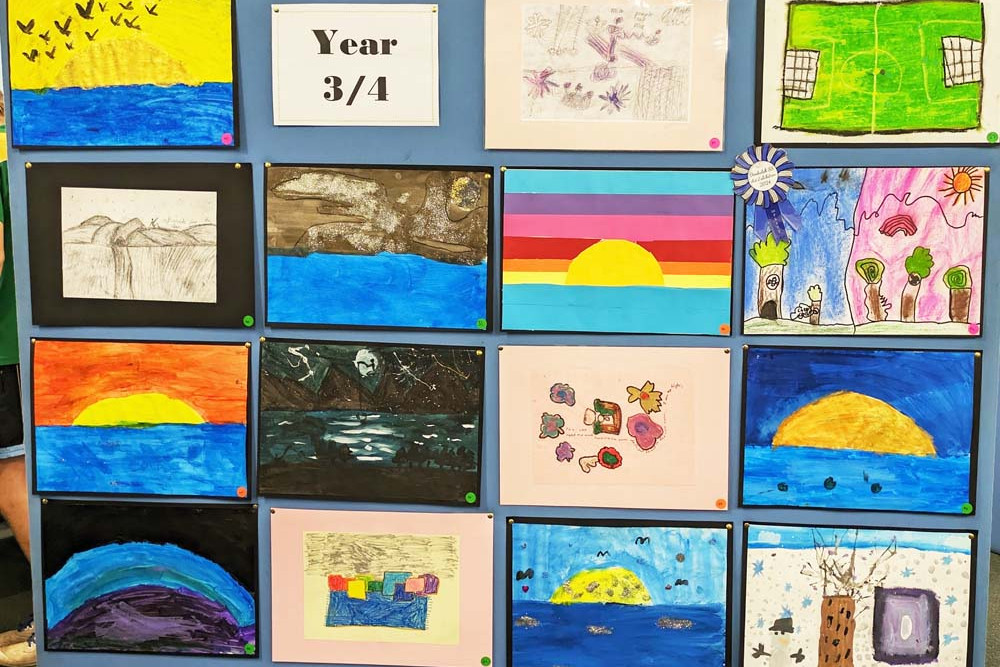 Over 100 pieces of artwork from students at Dimbulah State School, Chillagoe State School, Mutchilba State School, Biboohra State School and the Dimbulah Kindergarten were on display.