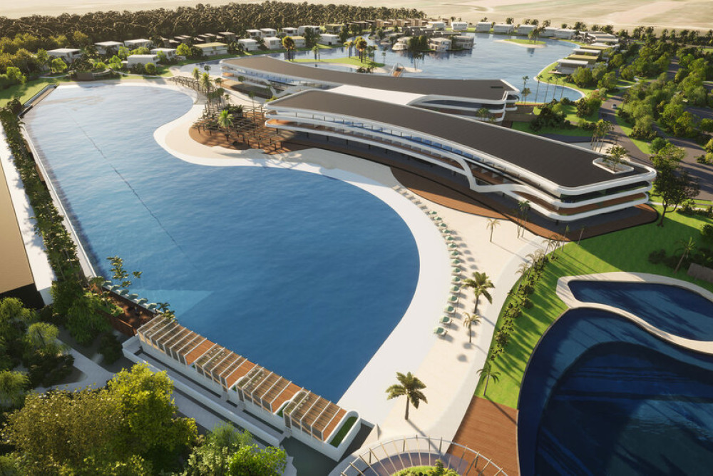 An artist’s impression of the proposed $317m hotel and resort set to be built in Port Douglas. IMAGE GARY HUNT DESIGN.