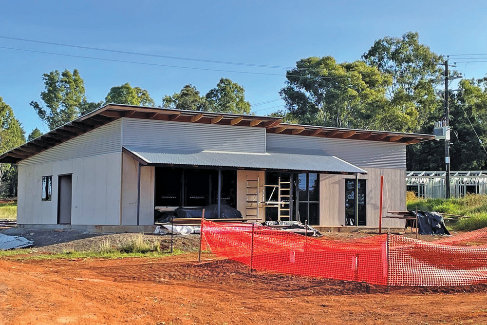 The new drug and alcohol rehab facility, just outside of Mareeba, is under construction.