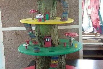 The Malanda Mens Shed has constructed a special fairy village for the local kindergarten kids to enjoy