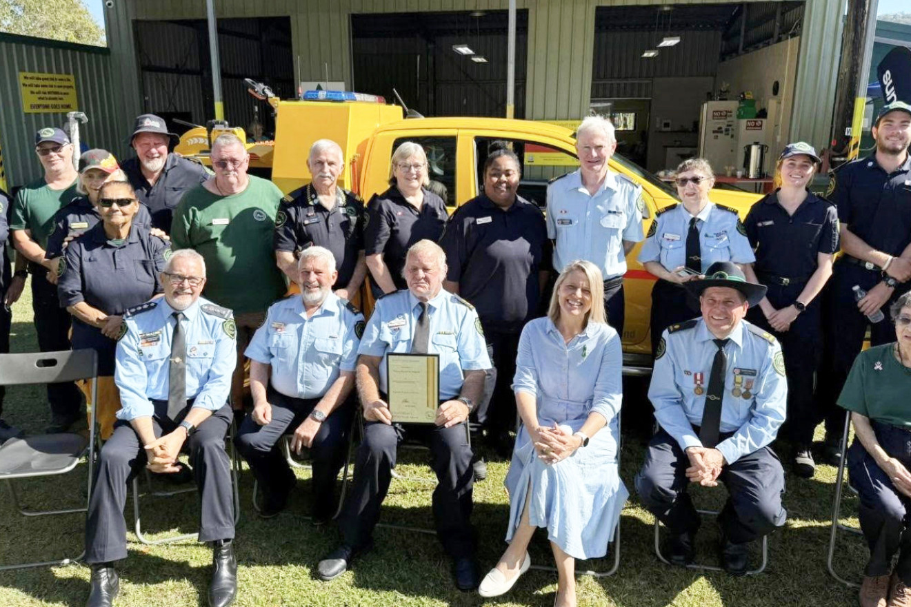The Tinaroo Rural Fire Brigade was named Best Northern Region Rural Service of the Year.