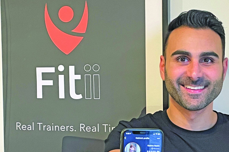 Mareeba born Pietro Girgenti launched his own fi tness app, Fitii which connects people to trainers with ease.