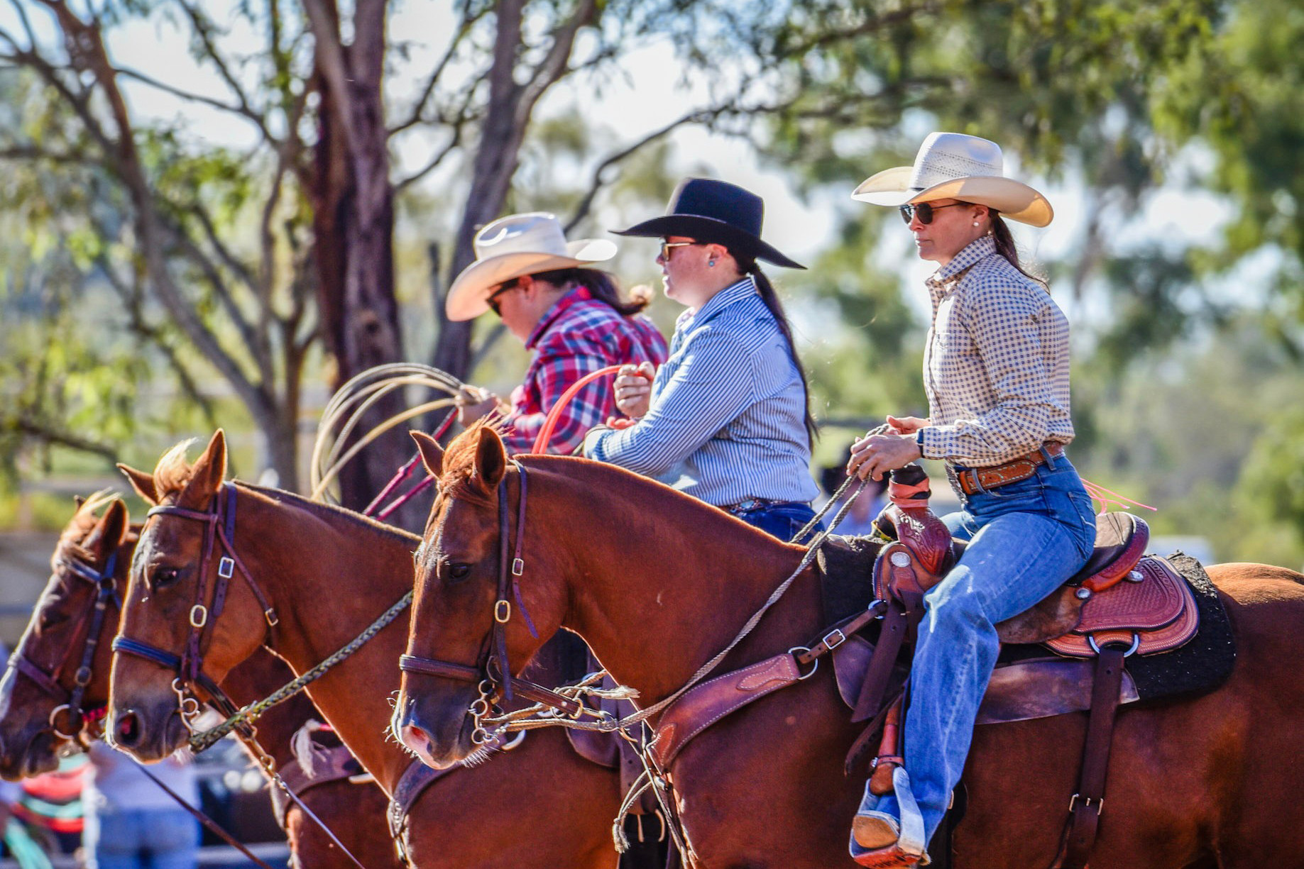 Cowboys and cowgirls from all over north Queensland will be fighting it out for top spot at an FNQ Time Events rodeo this weekend for the chance to compete in America. PHOTO: Crystalyn Jones.
