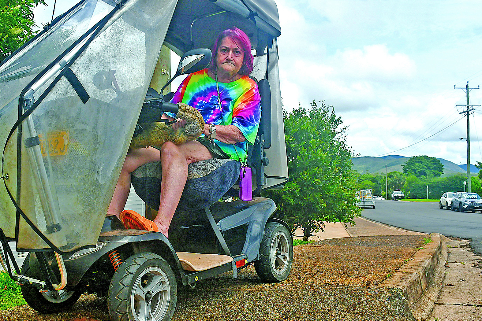 Wheel chair bound Lee Deam has put the TRC &lsquo;on notice&rsquo; over a section of footpath.