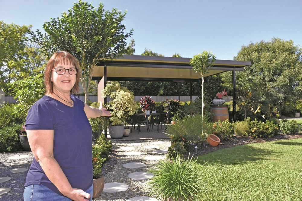Keen gardener Millie Bernardi will enter her garden and her new “Covid project” outdoor living area in the annual garden awards, with nominations now open.