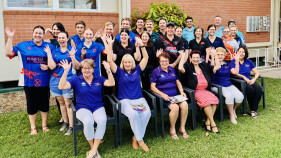 Wheelbarrow fundraising for new wound care service