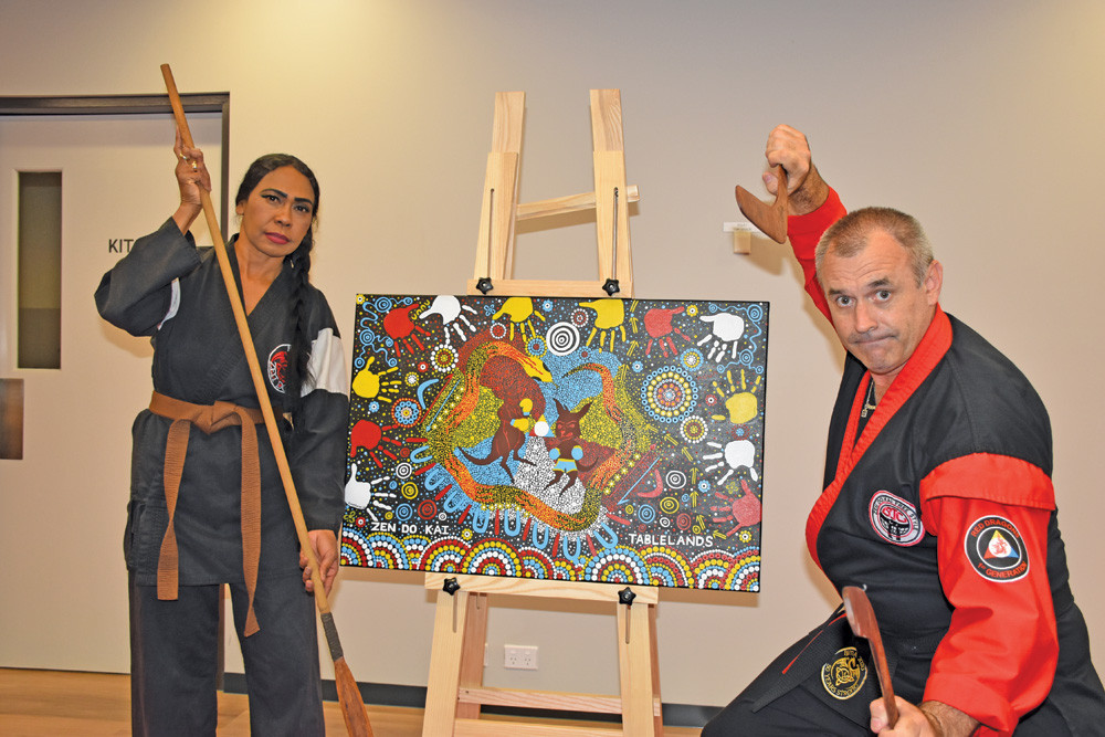 Kunguru Warriors head instructor Tait Bragdon and his fiancé Carol Chong are trying to get Aboriginal youth to reconnect with their culture through martial arts